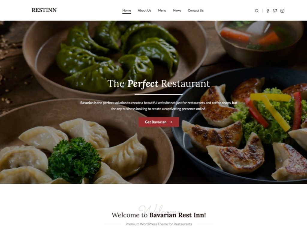 Simple Restaurant Website
